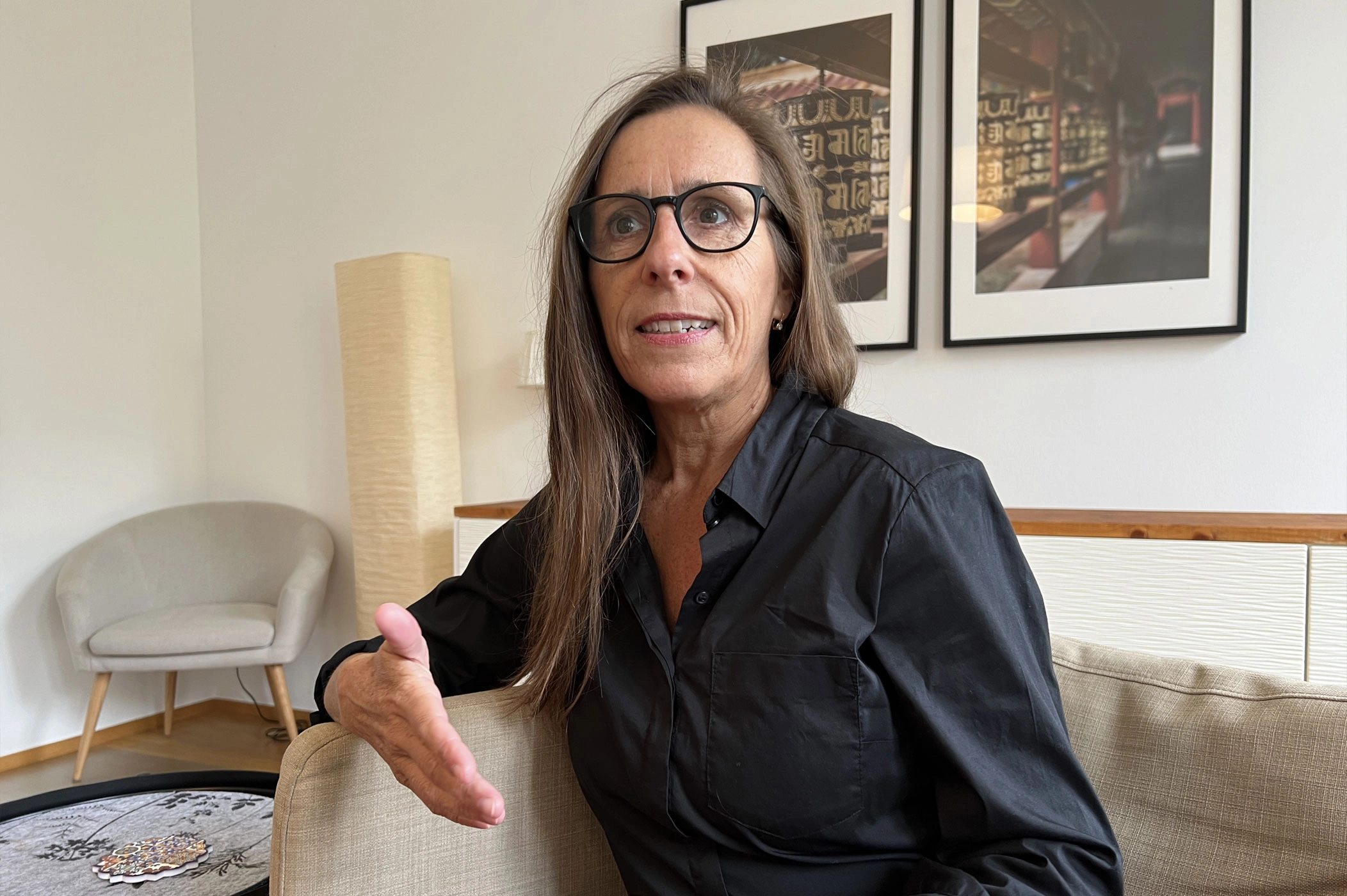 Angelika Wünsch, Psychotherapeutin in Wien-Floridsdorf, im Gespräch